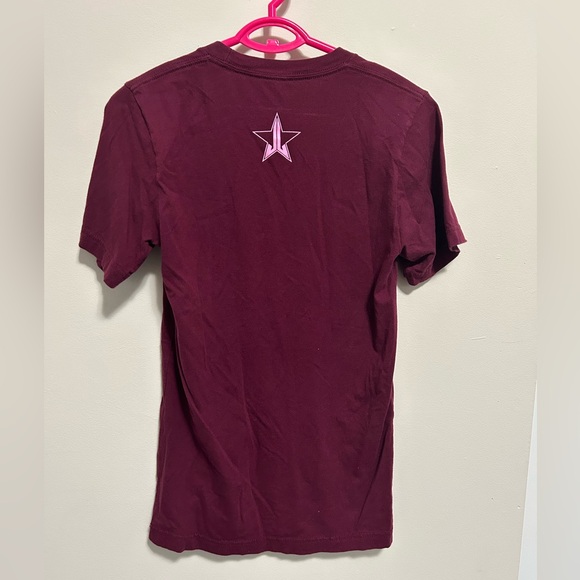 Jeffree Star burgundy CANT RELATE tshirt size XS - Picture 2 of 2